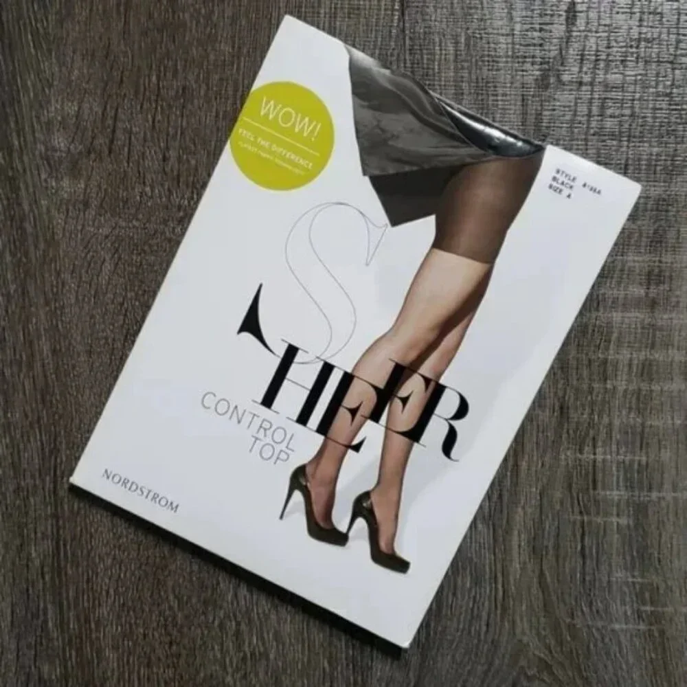 Nordstrom sheer Control Top Nylons (A)